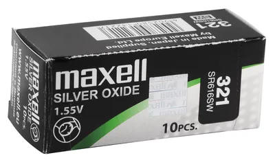 Produktbild von Maxell 18292800, Einwegbatterie, SR616SW, Siler-Oxid (S), 1,55 V, 10 Stück(e), 16 mAh