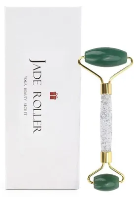 Image de Rouleau de jade naturel pour le massage du visage et les soins de la peau