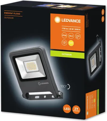 Image de LEDVANCE ENDURA FLOOD Graphite 20 W LED F