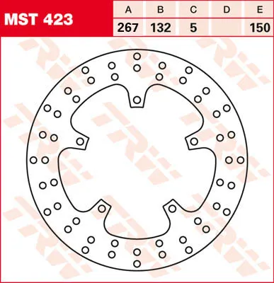 Obrázok produktu pre TRW Bremsscheibe "MST423"