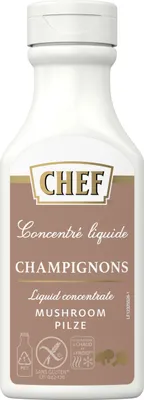 Zdjęcie produktu dla Koncentrat bulionu grzybowego CHEF nadaje się do zup i sosów 190 ml