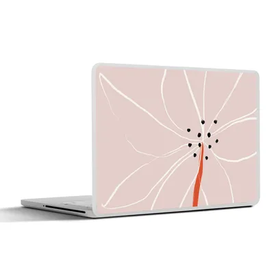 Produktbild von MuchoWow® Laptop Aufkleber Sticker Cover Blumen - Abstrakt - Pastell 40x30 cm - Laptop Dekoration - Selbstklebend
