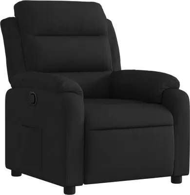 Image de vidaXL Fauteuil relax Tissu noir