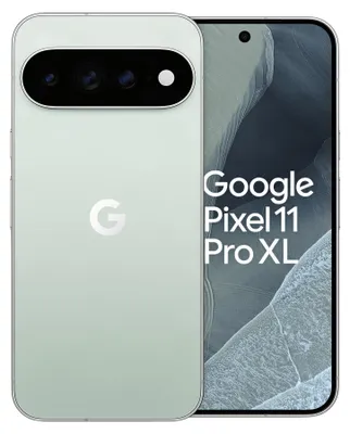 Zdjęcie produktu dla Google Pixel 11 Pro XL, 1344 x 2992 px, 12 GB, 256 GB, 50 MP, Android 17, Zielony