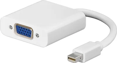 Produktbild von M-Cab mini DP - VGA, mini DP, VGA, Männlich, Weiblich, Weiß, 30 g