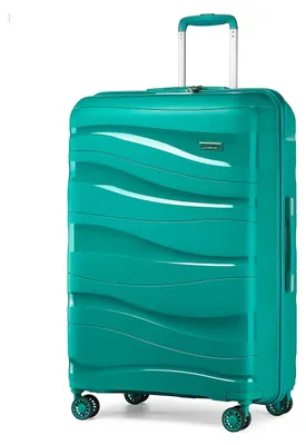 Produktbild von Koffer - Hartschalenkoffer - Trolley - TSA-Schloss - Polypropylen - Größe M 65 x 46 x 26,5 cm - Grün