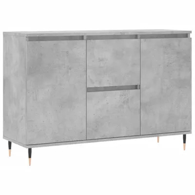 Immagine prodotto di Credenza Grigio Cemento 101,5x35x70 cm in Legno Multistrato