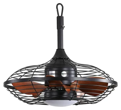 Produktbild von Deckenventilator 42" ohne Licht, 6 Stufen, DC-Motor, Fernbedienung, für Terrasse & Zimmer