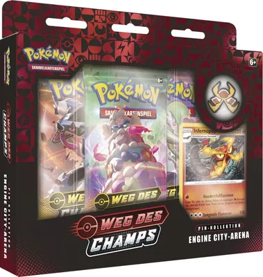 Produktbild von Pokemon Weg des Champs Pin-Kollektion - Engine City-Arena Deutsch