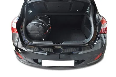 Produktbild von Hyundai I30 Hatchback 2012-2016 Kofferraumtaschen Set 4 Stk