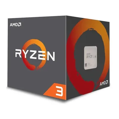 Produktbild von AMD Ryzen 3 1200 3.1GHz AM4 4 Kern Prozessor CPU mit Kühler.