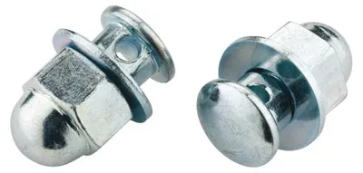 Immagine prodotto di Jagwire Bulloni di ancoraggio da 6 mm – Acciaio (25 pezzi) – Argento