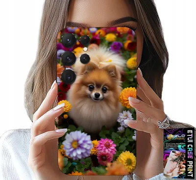 Zdjęcie produktu dla Etui Do Samsung Galaxy S23 Ultra - Słodki Piesek, Pomeranian Case + Folia