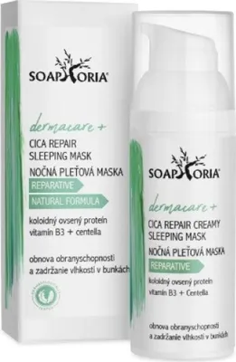 Produktbild von Soaphoria Dermacare Cica Repair Nachtregenerationsmaske Vitamin B3 und Centella 50 ml