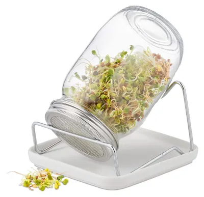 Produktbild von Sprühglas mit Rahmen und Schale