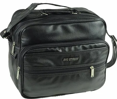 Produktbild von Bag Street Kunstleder Tasche Herren schwarz 35x14x30 OTJ130S