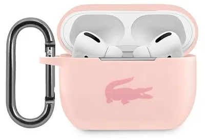 Immagine prodotto di Custodia Lacoste per AirPods Pro in silicone rosa