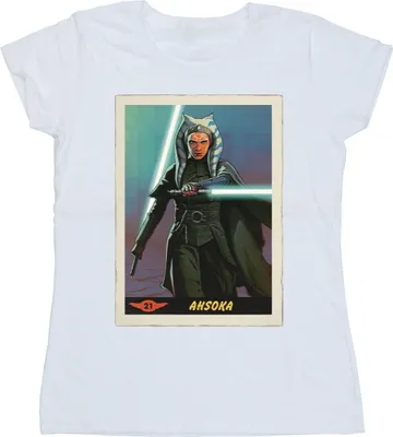 Produktbild von Star Wars - "The Mandalorian" T-Shirt für Damen BI43218 (L) (Weiß)