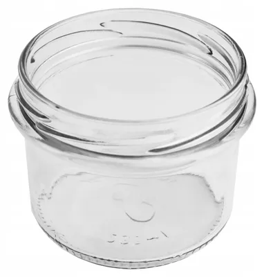 Obrázek produktu pro Sada 8 skleněných nádob o objemu 235 ml, bez vík, určená pro konzervování