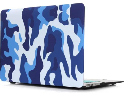Produktbild von Mobigear Design Hardcase-Hülle für MacBook Air 13 Zoll (2010-2019), MacBook-Schutzhülle - Meer-Tarnmuster - Modell A1369 / A1466