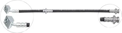 Productafbeelding van Remleiding 435 mm, binnendraad M10x1.0, banjo-aansluiting 10.0 mm, geschikt voor onder andere NISSAN BLUEBIRD
