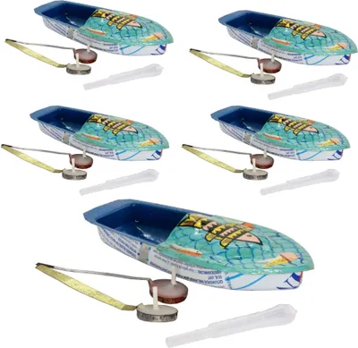 Produktbild von Knatterboot mit zwei Kerzen 5-Set