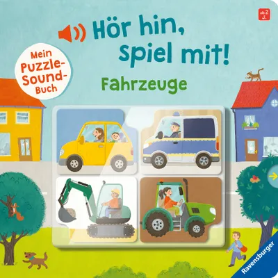 Produktbild von Grimm, S: Hör hin, spiel mit! Mein Puzzle-Soundbuch: Fahrzeu