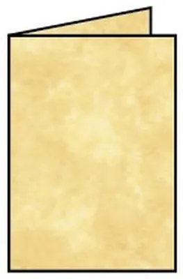 Produktbild von Rössler Papier - Coloretti-5er Pack Karten A6hd, Parchm.sandgelb -