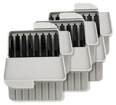 Produktbild von 24x Cerumenfilter Wax Guards, jeweils mit Filterwechselstift, Wachsschutz, Ohrenschmalzfilter (3x 8er-Packung)