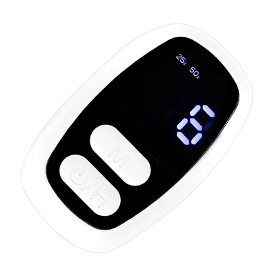 Produktbild von Nagelpflege Gerät, UV Grau Nagel Phototherapie Lampe, 4 violette Lichtperlen, 60 Sekunden schnelltrocknend,UV+LED,Timing,Nageltrockner