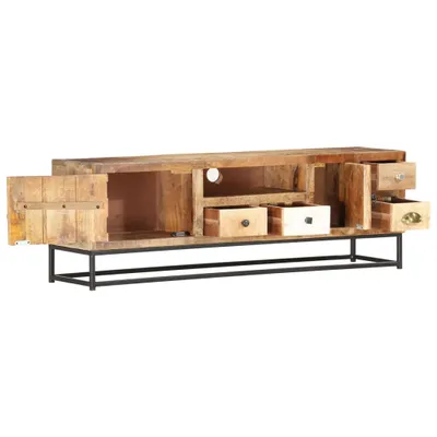 Produktbild von vidaXL TV-Schrank 120x30x40 cm Altholz Massiv