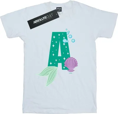 Produktbild von Disney - "Alphabet A Is For Ariel" T-Shirt für Herren BI44212 (XL) (Weiß)