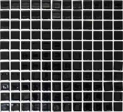 Produktbild von Keramikmosaik B 890 30,2x33 cm schwarz