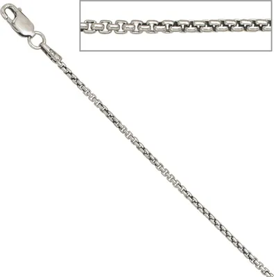Produktbild von JOBO Venezianerkette 925 Sterling Silber 1,6 mm 36 cm Halskette Kette Karabiner
