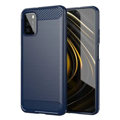 Obrázek produktu pro Pouzdro Carbon Bush TPU pro Xiaomi Poco M3 - Modrá | Elegantní ochrana KP9409