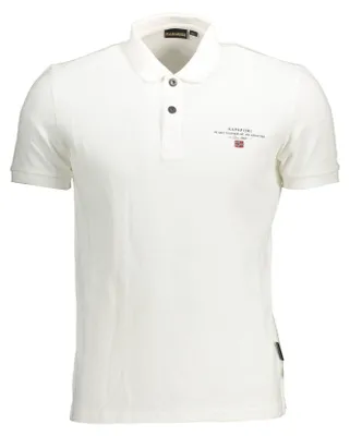 Produktbild von Napapijri Herren KURZARM-POLO Weiß NP0A4GDLELBASSS4_FE79782_BIANCO002 : Größe - S Größe: S