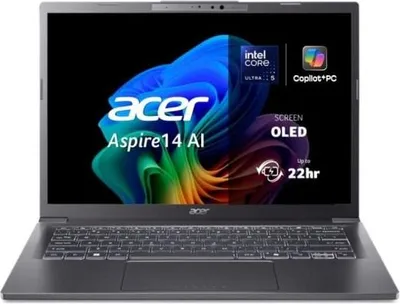 Image de Acer Aspire 14 AI A14-52M-56CP, Intel Core Ultra 5, 35,6 cm (14"), 1920 x 1200 px, 16 Go, 512 Go, Windows 11 Home