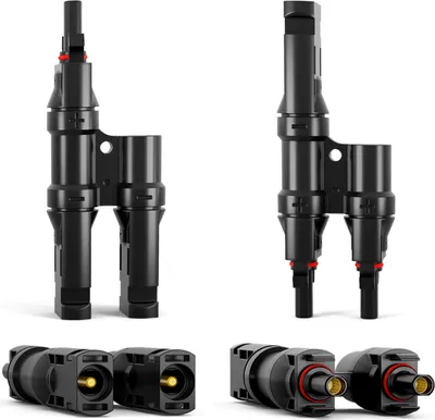 Produktbild von hb-digital Solar Stecker Verteiler Typ-T 2-fach Solarkabel Verbinder für Photovoltaik