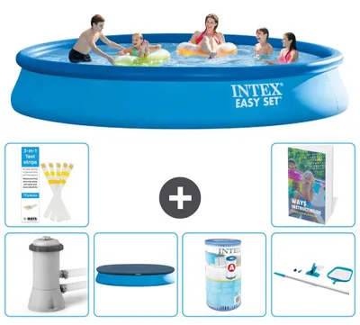 Image de Piscine Easy Set - 457 x 84 cm - 5 pièces - Acier inoxydable S304