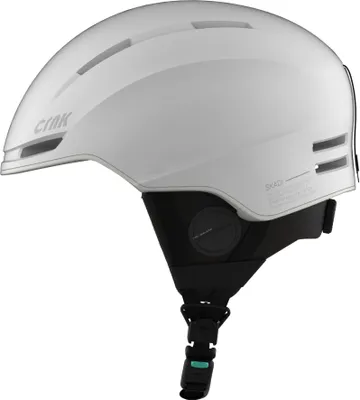 Obrázek produktu pro CRNK Skadi Ski Helmet with Bluetooth Headset - Lyžařská helma pánská - Lyžařská helma dámská - Lyžařské helmy - Lyžařská helma pánská - Lyžařská helma dámská - Snowboardová helma - Lyžařská helma - Lyžařská helma bílá - Aktivní potlačení hluku - M