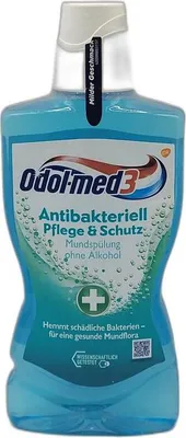Produktbild von Odol Med 3 Mundsplung Antibakteriell ohne Alkohol ( 500ml)