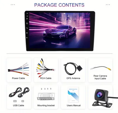 Produktbild von Android 15 Autoradio – Autoradio – Multimediasystem – Touchscreen-Radio – Navigationssystem