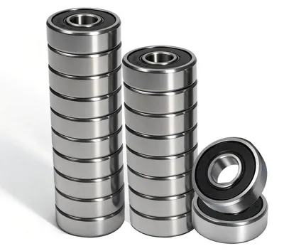 Zdjęcie produktu dla Łożyska kulkowe 607RS, wymiary 7x19x6 mm, 20 sztuk, klasa ABEC 9, uszczelnione (2RS), stal węglowa