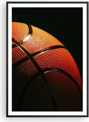 Produktbild von Gerahmtes Poster - Schwarzer Rahmen - Basketball Spiel Sport - 70x100 cm - Wand Bild - Wanddeko - Wandbilder - Wandposter - Bilderrahmen - Bilder - Kunstdruck - Wandbild - P2BPA70x100-2225