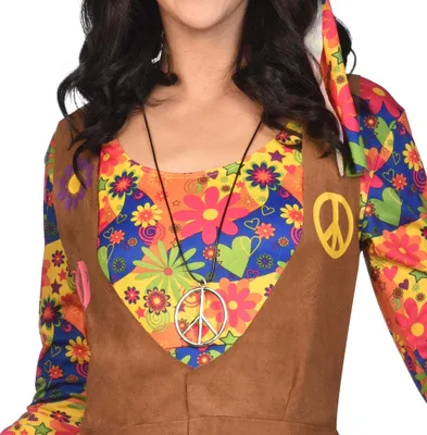 Produktbild von Hippie Peace Halskette aus Metall