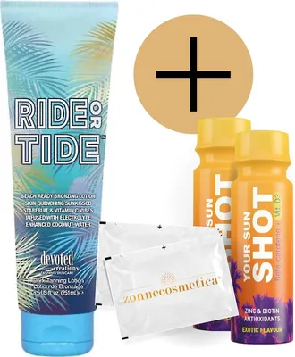 Produktbild von Devoted Creations - Ride or Tide + 2 Your Sun Shots + 2 Erfrischende tücher