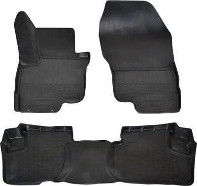Produktbild von NORM LINERS | 3D Gummimatten Auto Matten Fussmatten Kompatibel mit Mitsubishi Eclipse Cross (PHEV) ab 2021 4tlg, Individuelle Passform mit Hohem Rand cca 4-5cm, Allwetter,