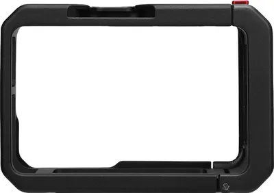 Productafbeelding van Kamerabehuizing, geschikt voor Action 5 Pro, 4 en 3. Metalen beschermingsbehuizing, videosteun met magnetische snelsluiting en 1/4 inch schroefdraad. Zwart