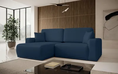 Produktbild von FurMeb24 ECKSOFA FLOUD - 250 x 160 cm aragon 79 - mit schlaffunktion und bettkasten - linke seite