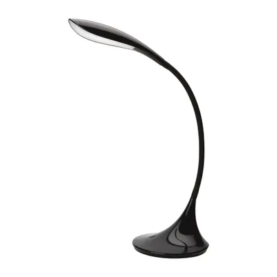 Image de Lampe de bureau flexible moderne Puddy Black Led